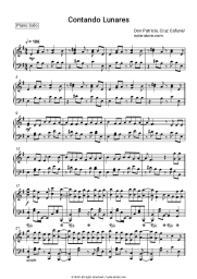 Sheet music, chords Don Patricio, Cruz Cafuné - Contando Lunares