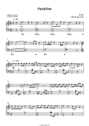Sheet music, chords Ruel - Painkiller