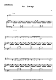 Sheet music, chords Loi - Am I Enough
