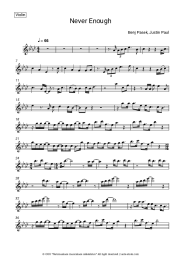 Sheet music, chords Loren Allred - Never Enough