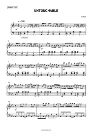 Sheet music, chords Itzy - UNTOUCHABLE