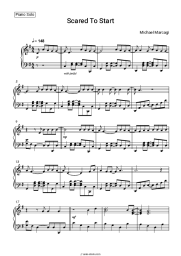 Sheet music, chords Michael Marcagi - Scared To Start