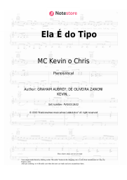 Sheet music, chords MC Kevin o Chris - Ela É do Tipo
