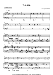 Sheet music, chords Vampire Weekend - This Life