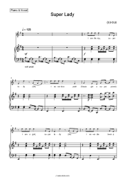 Sheet music, chords (G)I-DLE - Super Lady