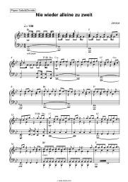 Sheet music, chords Jenice - Nie wieder alleine zu zweit