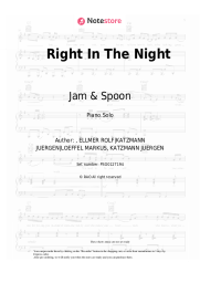 undefined Jam & Spoon, Plavka - Right In The Night