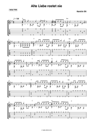 Sheet music, chords Kerstin Ott - Alte Liebe rostet nie