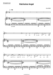 Sheet music, chords Frei.Wild - Hab keine Angst