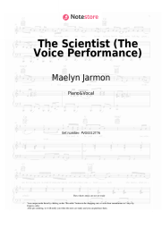 Sheet music, chords Maelyn Jarmon - The Scientist (The Voice Performance)