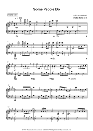 Sheet music, chords Old Dominion - Some People Do