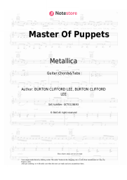undefined Metallica - Master Of Puppets