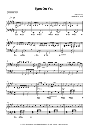 Sheet music, chords Chase Rice - Eyes On You