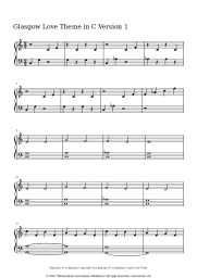Sheet music, chords Craig Armstrong - Glasgow Love Theme (Love Actually Soundtrack)