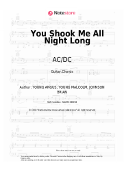 undefined AC/DC - You Shook Me All Night Long