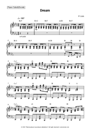 Sheet music, chords P. Lion - Dream