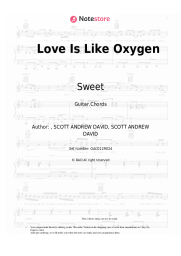undefined Sweet - Love Is Like Oxygen