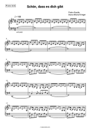 Sheet music, chords Pietro Basile, Diana-Maria Krieger - Schön, dass es dich gibt