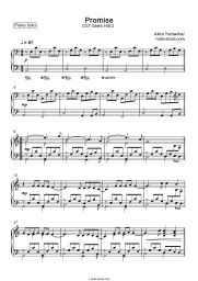 Sheet music, chords Akira Yamaoka - Promise (From Silent Hill 2)