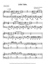 Sheet music, chords Of Monsters And Men - Little Talks