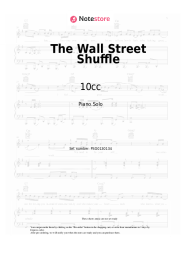 Sheet music, chords 10cc - The Wall Street Shuffle