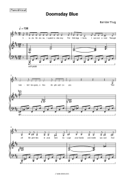 Sheet music, chords Bambie Thug - Doomsday Blue