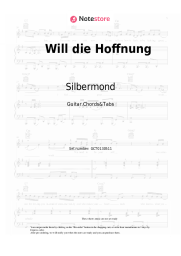 undefined Silbermond - Will die Hoffnung