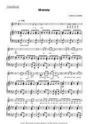 Sheet music, chords Culcha Candela - Monsta