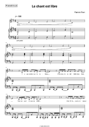 undefined Patrick Fiori - Le chant est libre
