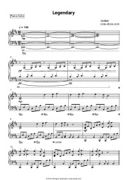 Sheet music, chords Skillet - Legendary