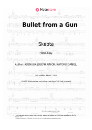 Sheet music, chords Skepta - Bullet from a Gun