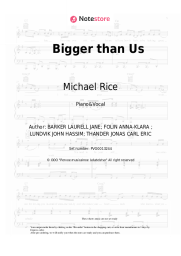 undefined Michael Rice - Bigger than Us
