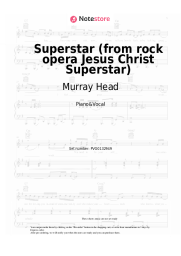 Sheet music, chords Murray Head, The Trinidad Singers - Superstar (from rock opera Jesus Christ Superstar)