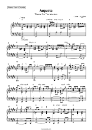 Sheet music, chords Dave Loggins - Augusta (Theme For The Masters)