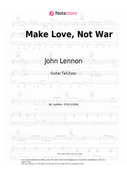 undefined John Lennon - Make Love, Not War