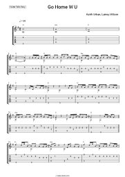 Sheet music, chords Keith Urban, Lainey Wilson - Go Home W U