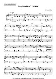 undefined James Arthur - Say You Won't Let Go