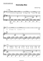 Sheet music, chords Bambie Thug - Doomsday Blue