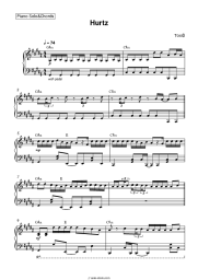 Sheet music, chords Toxi$ - Hurtz