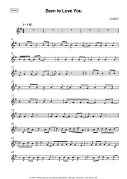 Sheet music, chords LANCO - Born to Love You