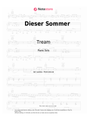 Sheet music, chords Tream, treamiboii - Dieser Sommer