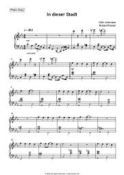 Sheet music, chords Götz Alsmann, Roland Kaiser - In dieser Stadt