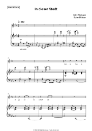 Sheet music, chords Götz Alsmann, Roland Kaiser - In dieser Stadt