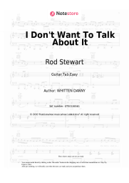 undefined Rod Stewart - I Don't Want To Talk About It