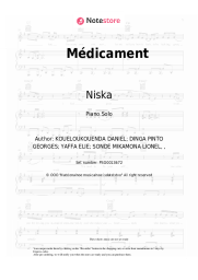 Sheet music, chords Niska, Booba - Médicament