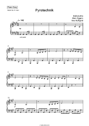 Sheet music, chords Balkonultra, Marc Eggers, Ikke Huftgold - Pyrotechnik