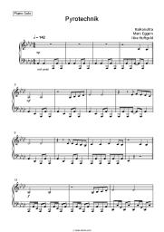 Sheet music, chords Balkonultra, Marc Eggers, Ikke Huftgold - Pyrotechnik