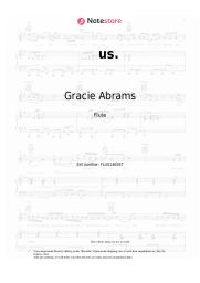 Sheet music, chords Gracie Abrams, Taylor Swift - us.