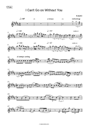 Sheet music, chords Kaleo - I Can’t Go On Without You