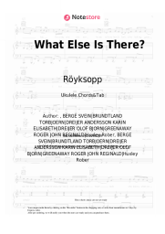 undefined Röyksopp - What Else Is There?